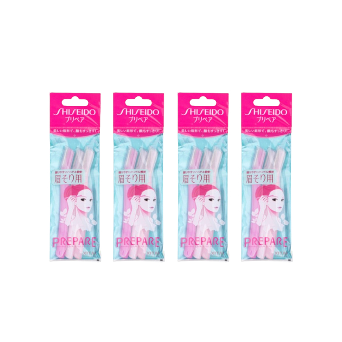 Shiseido - Prepare Eyebrow Razor - 3pcs (4ea) Set von Shiseido
