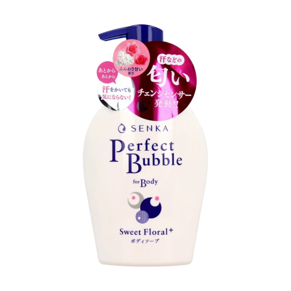 Shiseido - Senka Perfect Bubble For Body Sweet Floral+ Pump - 500ml von Shiseido