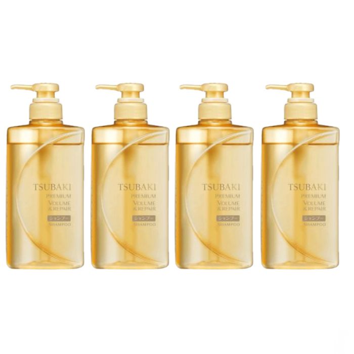 Shiseido - Tsubaki Premium Volume & Repair Shampoo - 450ml (4ea) Set von Shiseido