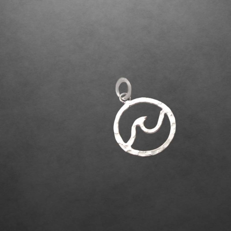 Anhänger Aus 925 Sterling Silber, Gehämmert, Welle, Rund, 20 X 15 Mm Anhänger Aus 925 Sterling Silber, Gehämmert, Welle, Rund, 20 X 15 Mm von ShivasSilver