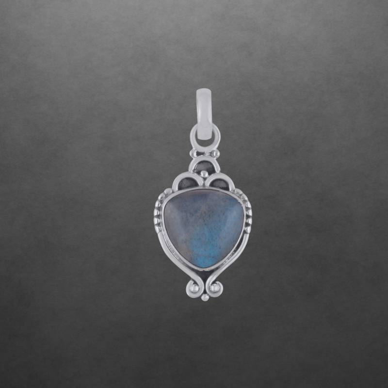 Labradorit Anhänger 925 Sterling Silber, Geschwärzt, Achat, Hippie Stil Labradorit Anhänger 925 Sterling Silber, Geschwärzt, Achat, Hippie Stil von ShivasSilver