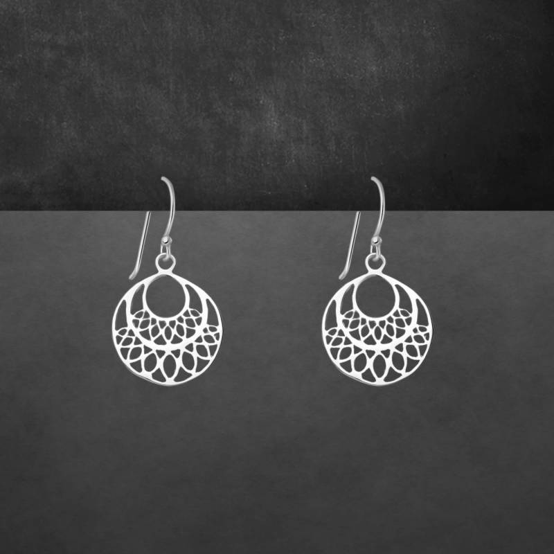 Ohrringe 925 Sterling Silber Im Bali Design - Geschenk Für Frauen, 756 von ShivasSilver