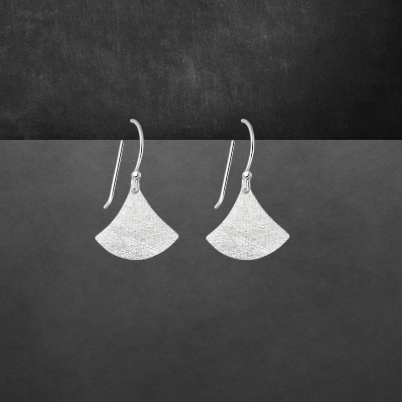 Ohrringe Aus 925 Sterling Silber, Matt Gebürstet, Modernes Design Ohrringe Aus 925 Sterling Silber, Matt Gebürstet, Modernes Design von ShivasSilver