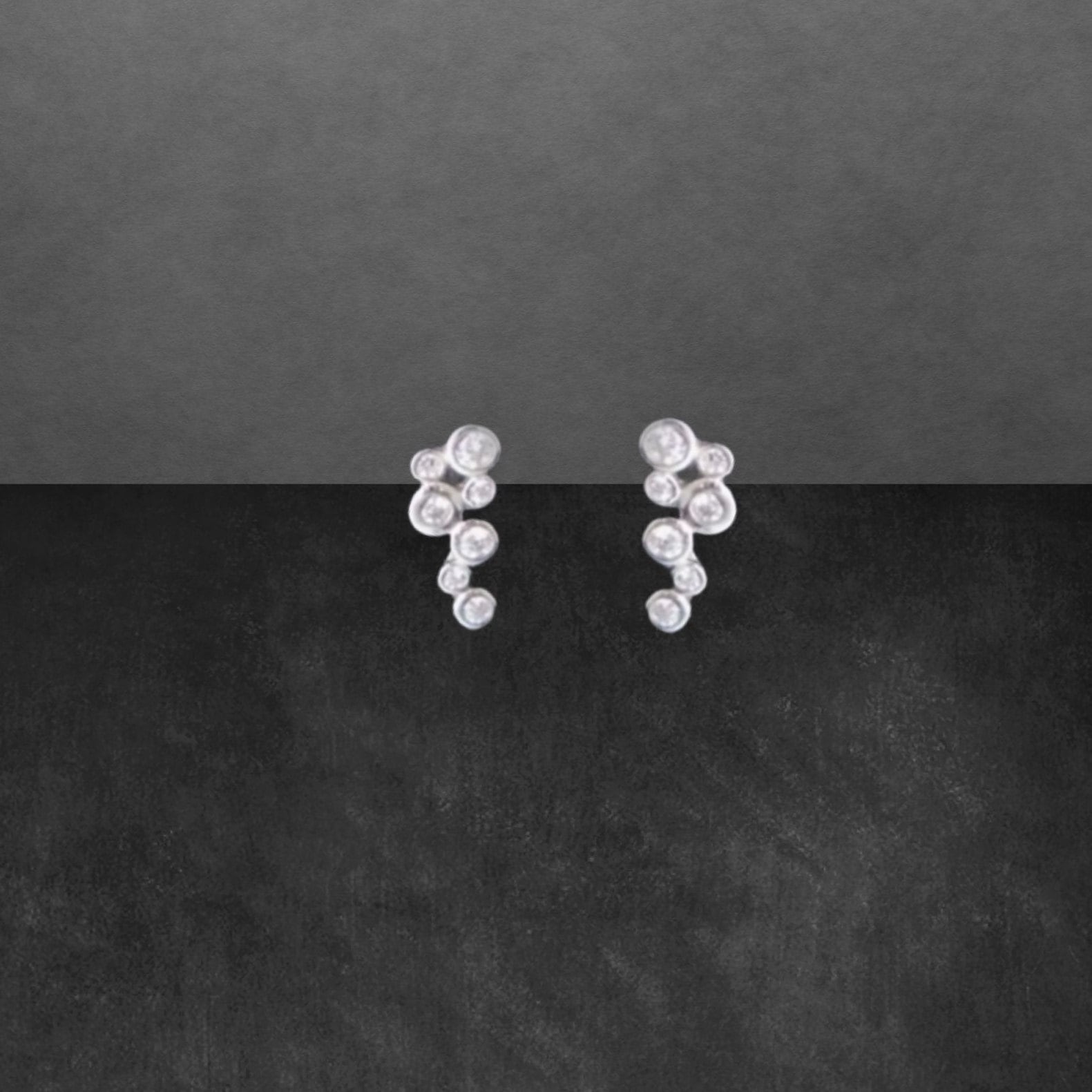 Ohrstecker Aus 925 Silber Mit Zirkonias 12 X 5 Mm Schönes Geschenk Für Frauen von ShivasSilver