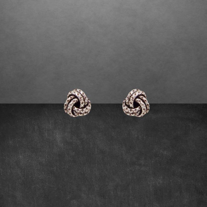 Ohrstecker Aus 925 Sterling Silber Mit Geschwärztem Knoten, 7 Mm, 1122 Ohrstecker Aus 925 Sterling Silber Mit Geschwärztem Knoten, 7 Mm, 1122 von ShivasSilver