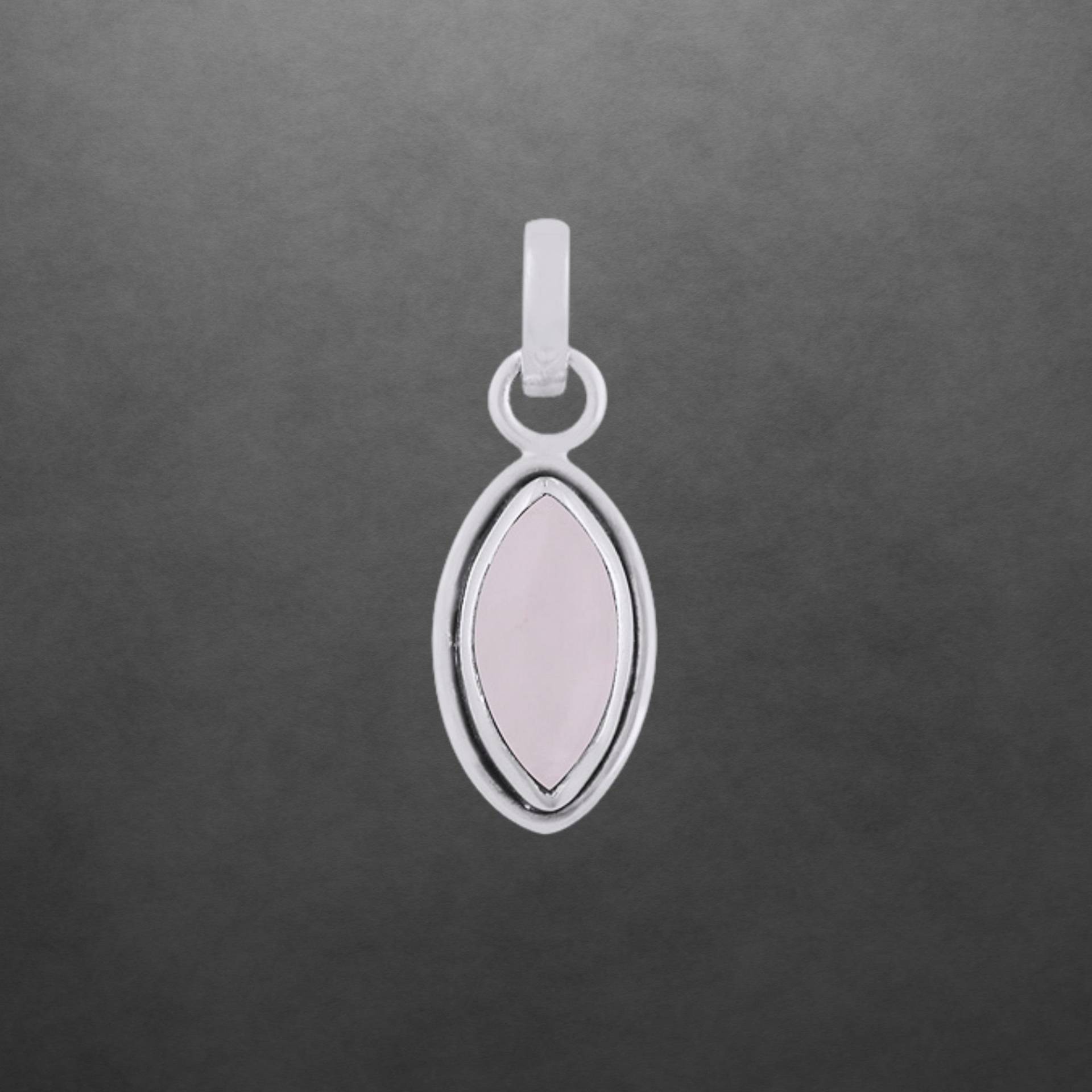 Rosenquarz Anhänger Mit 925 Sterling Silber, Geschwärzte Details, Kleiner Rosenquarz Anhänger Mit 925 Sterling Silber, Geschwärzte Details, Kleiner von ShivasSilver