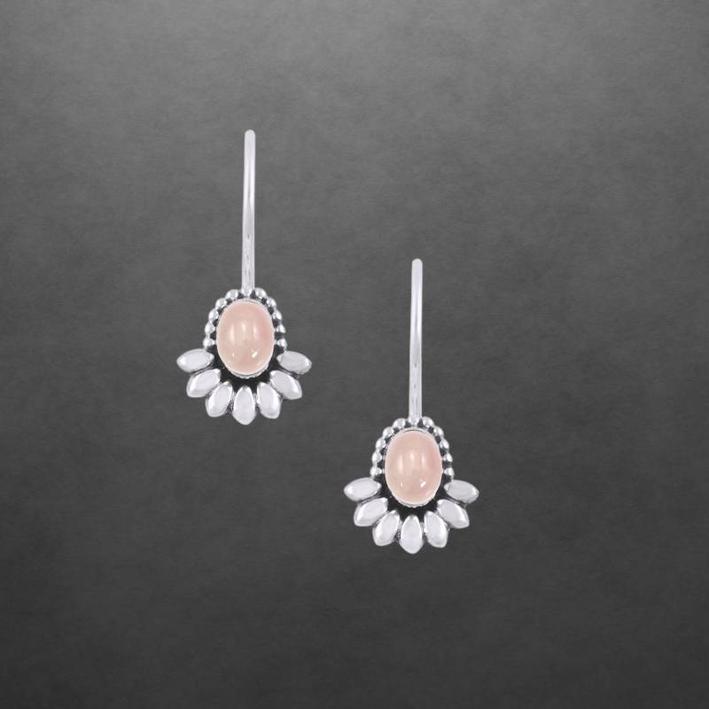 Rosenquarz Ohrringe 925 Sterling Silber Neu 1111 Geschenk Für Freundin Frauen, Mädchen, Weihnachtsgeschenk Rosenquarz Ohrringe 925 Sterling Silber Neu 1111 Geschenk Für Freundin Frauen, Mädchen, Weihnachtsgeschenk von ShivasSilver
