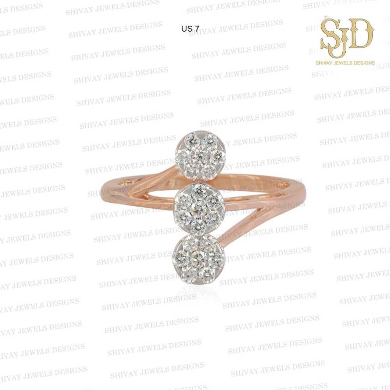 Blauer Saphir 925 Sterling Silber Ring, Natürlicher Diamanten Pave Setting Edelstein Schwarzer Rhodium Ring Für Frauen von ShivayJewelsDesigns