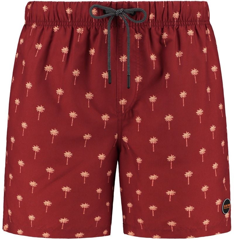 Shiwi Badeshorts Palmen Rot - Größe M von Shiwi