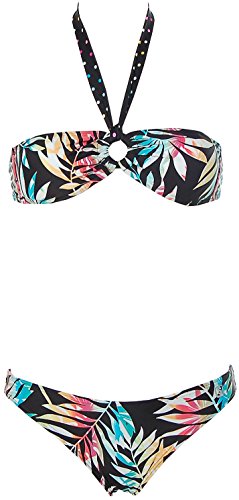 Shiwi Damen Bandeau Neckholder Bikini Schwarz 42 von Shiwi