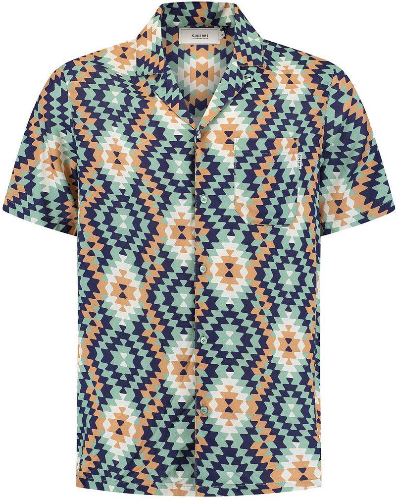 Shiwi Hemd Mayan Geo Grün - Größe XL von Shiwi