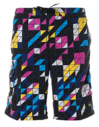 Shiwi Herren Badeshorts Boardshorts Strandshorts Shorts Badehose Schwarz XL von Shiwi