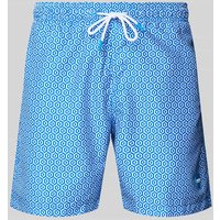 Shiwi Regular Fit Badehose mit Label-Patch Modell 'Mike' in Royal, Größe S von Shiwi