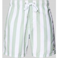 Shiwi Regular Fit Badehose mit Label-Patch in Schilf, Größe XXL von Shiwi