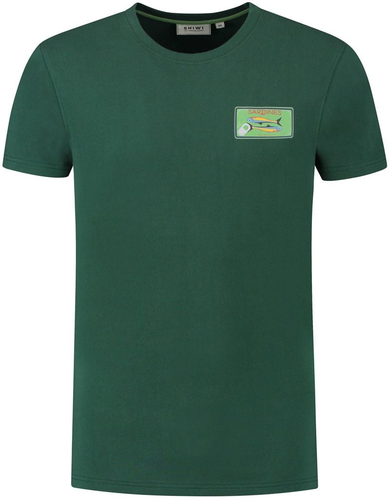 Shiwi T-Shirt Sardines Cilantro Green - Größe M von Shiwi