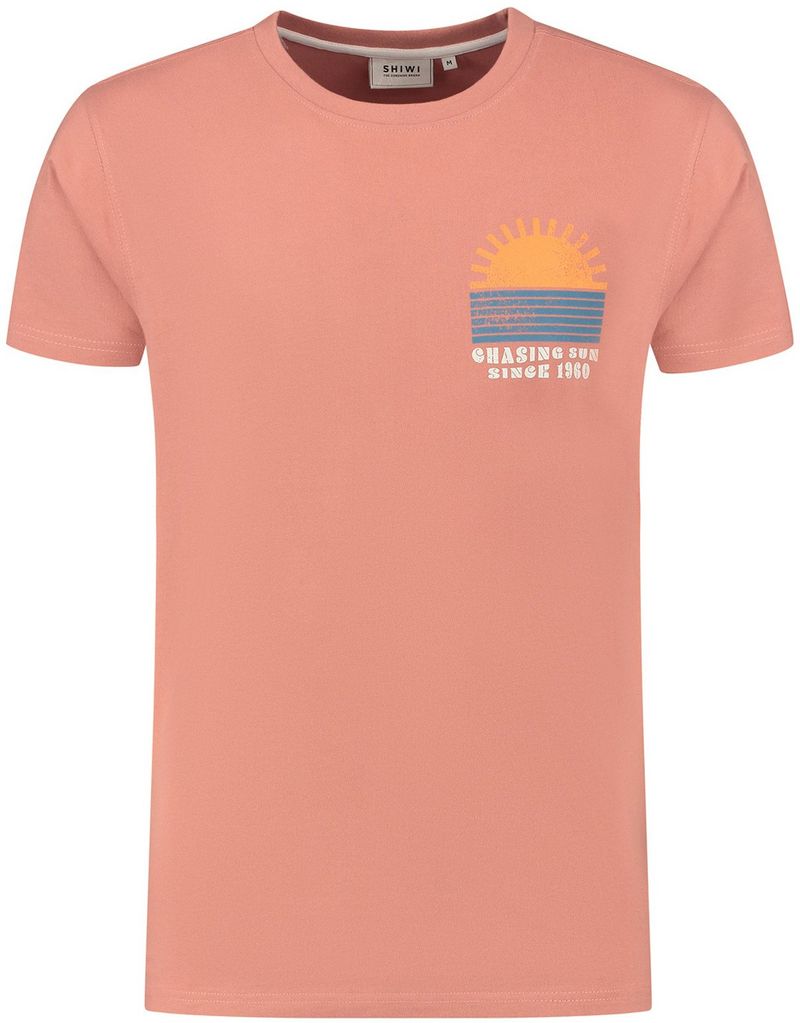 Shiwi T-shirt Sunset Faded Pink - Größe XL von Shiwi