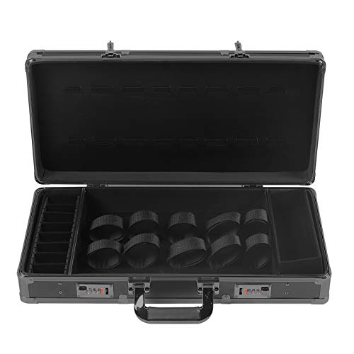 Friseursalon Tragetasche Friseur Werkzeug Koffer Trimmer Kiste Stylist Scheren Kamm Organizer Box KäMme Werkzeuge Tragbarer Styling Tool Travel Carry Case Mit Schloss Schwarzes 55X27X10Cm von Shiyinge