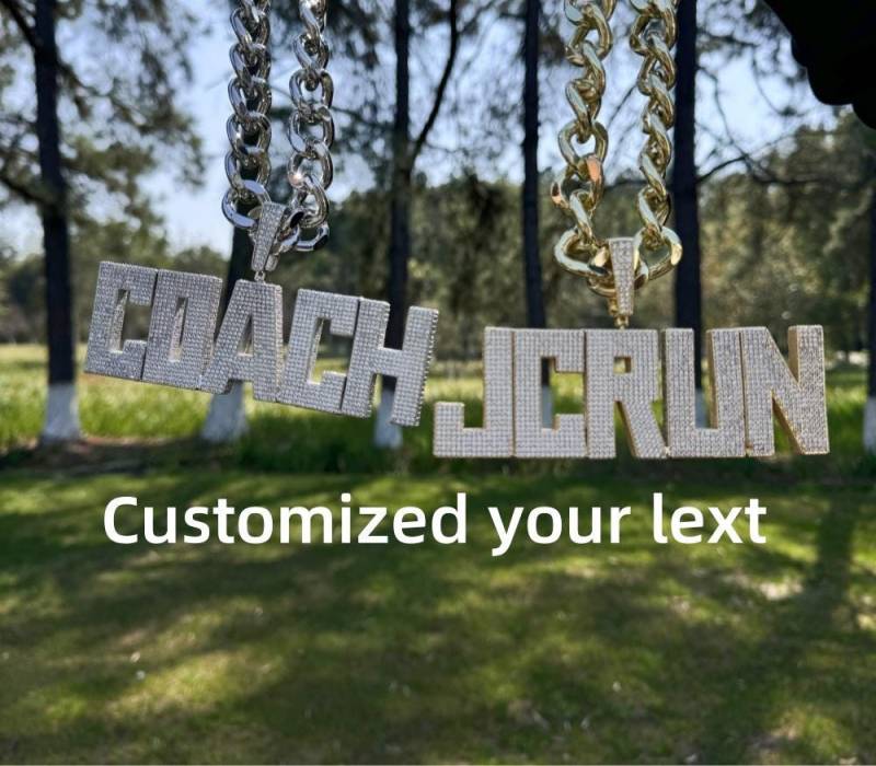 Large-Sized Regular Script Customizable Letter Necklace Traditional Brush Strokes Meet Personalized Design, Crafting A Unique Neck Symbol von CustomityStudio