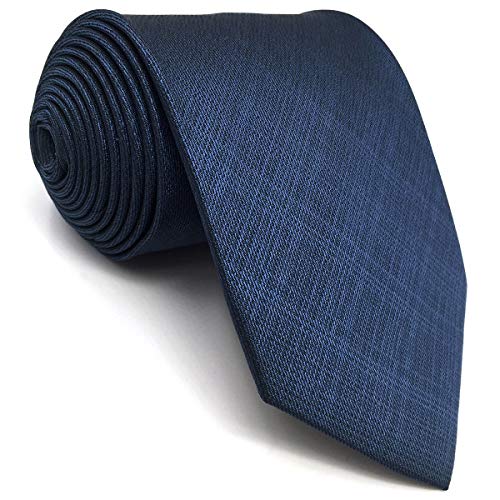 Shlax&Wing Geschäftsanzug Krawatte Herren Solid Blau Classic Set (Dünne Größe) von S&W SHLAX&WING