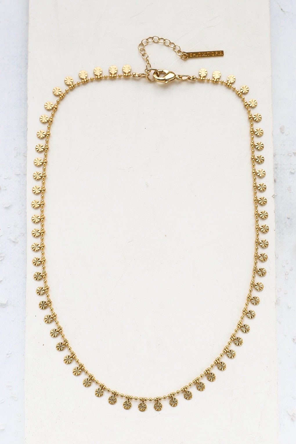 Gold Coast Halskette, Halsband Tiny Coins Halskette von ShlomitOfir