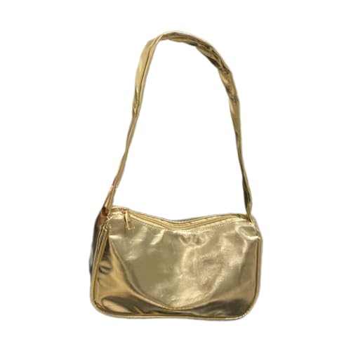 2023 Neue Schultertasche Tote Bag Vielseitige Trendige Achseltasche Leder Unterarmtasche, gold von Shntig