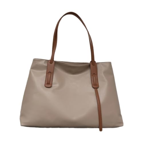 2023 Neue Schultertasche Winter Leder Handtasche für Mädchen Frauen Mode Trendy Tasche, khaki von Shntig