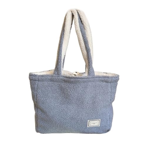 2023 Neue Schultertasche Winter Wendetasche für Damen Mädchen Einkaufstasche, B von Shntig