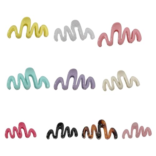 5/10 bunte Halloween-Haarklammern, geflochten, süße Haarklammern, antiker Seitenklammer für luxuriöse, gewellte Haare von Shntig