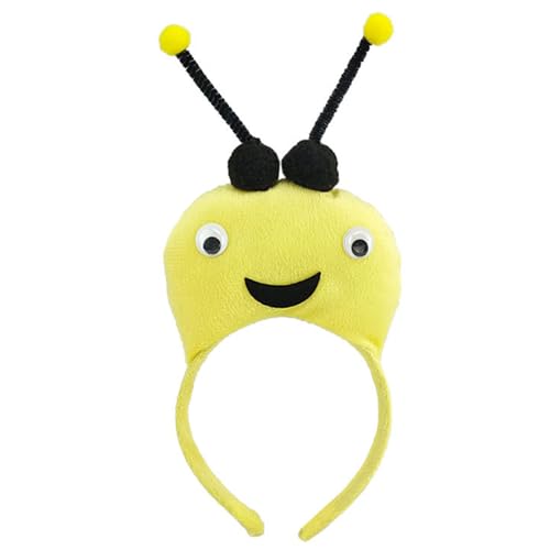 Cartoon-Gesichtswäsche-Haarband, weiches Stirnband, niedliche Tier-Kopfbedeckung, bequemes Haar-Accessoire für Damen und Mädchen, niedlicher 3D-Insekten-Kopfschmuck von Shntig