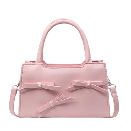 Damen-Handtasche, leicht, PU-Leder, Schultertasche, Umhängetasche, perfekt für modebewusste Personen, rose von Shntig