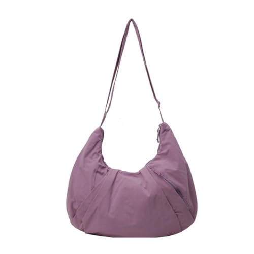 Damen Knödeltasche, japanischer Stil, Kuriertasche, große Kapazität, Schultertasche, violett von Shntig