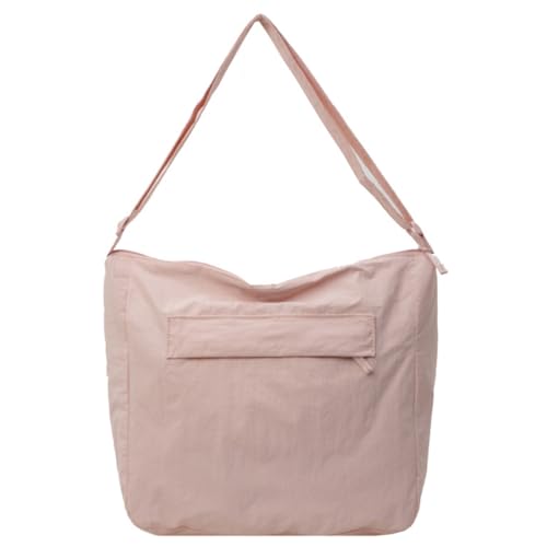 Damen-Umhängetasche, Nylon, leicht, Turnbeutel, große Kapazität, Schultertasche, rose von Shntig