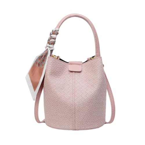 Damen-Umhängetasche, modisch, gewebtes Muster, Umhängetasche, Kuriertasche, koreanischer Stil, Handtasche für Reisen, Arbeit, rose von Shntig