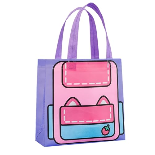 Dopamin-Handtasche, großes Fassungsvermögen, modisch, niedlich, Einkaufstasche, Urlaub, Festival, Geschenktasche für Kinder, Teenager, Kinder, rose von Shntig