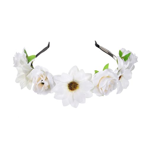 Elegante Blume Stirnband Simulation Blume Girlanden Haarhaufen Für Musik Festival Täglichen Tragen Requisiten Party Kopfschmuck von Shntig
