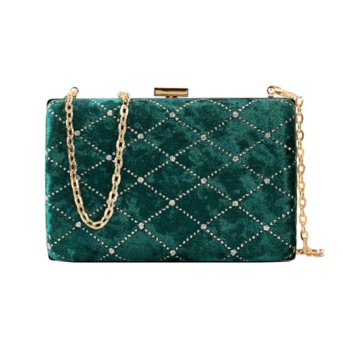 Elegante Handtasche Stilvolle Abendtasche Zeitlose Geldbörse Chic & Luxuriöse Tasche für Mädchen, grün von Shntig
