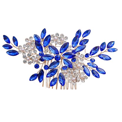 Eleganter Braut-Haarkamm mit künstlichen Perlen und Strasssteinen, Haarnadel für Hochzeit und Verlobungsparty von Shntig