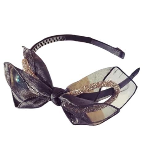 Flapper Netz-Haarreif mit Fliege für weibliche Haarstyling-Ornamente, eleganter Kopfschmuck von Shntig
