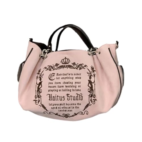 Gothic Kette Tasche Schultertaschen Canvas Handtasche zeigen Sie Ihren einzigartigen Stil, rose von Shntig