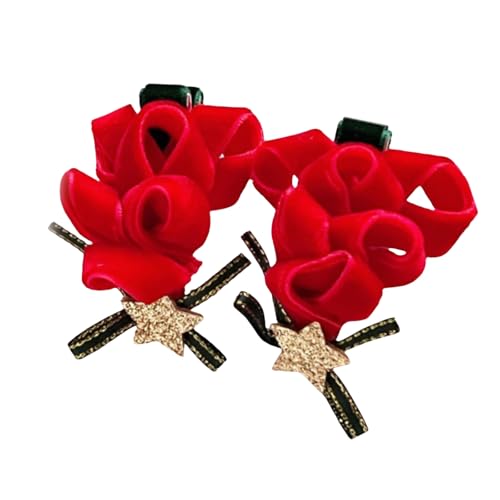 Haarspangen mit pelzigem Weihnachtsbaum, süße Haarnadel, Weihnachten, pelzige Haarspange, Weihnachten für Frauen von Shntig