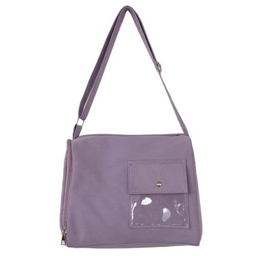 Ita-Tasche für Damen, Oxford-Stoff, Umhängetasche, japanischer Stil, Schultertasche für den täglichen Gebrauch, violett von Shntig
