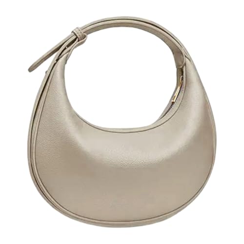 Kleine Halbmond-Umhängetaschen, Geldbörsen für Damen, Retro-Clutches, Hoboes, Toted Geldbörse und Handtasche, schöne Umhängetasche, khaki von Shntig