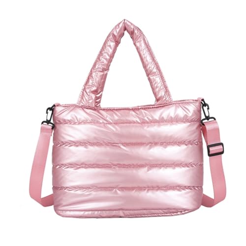 Leichte gesteppte Tasche für Damen, stilvolle und praktische Schulterhandtasche, rose Leichte gesteppte Tasche für Damen, stilvolle und praktische Schulterhandtasche, rose von Shntig