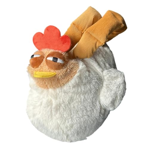 Lustige Cartoon-Huhn-Plüsch-Handtasche, niedliche Tierpuppe, Umhängetasche, Geschenk, 1 von Shntig