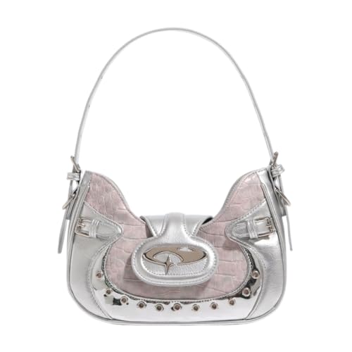 Moderne und praktische Umhängetasche Damen Umhängetasche Modische und funktionale Handtasche, Fog Pink von Shntig