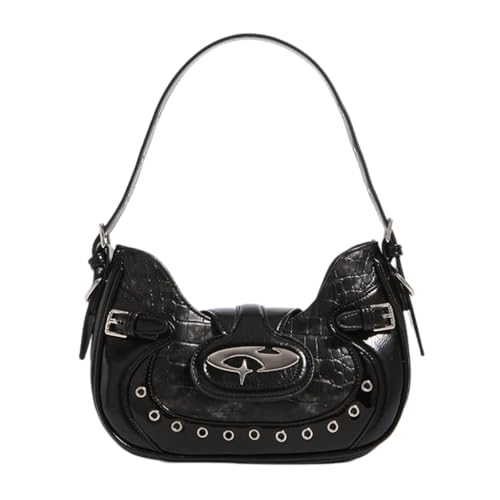 Moderne und praktische Umhängetasche Damen Umhängetasche Modische und funktionale Handtasche, Schwarz von Shntig