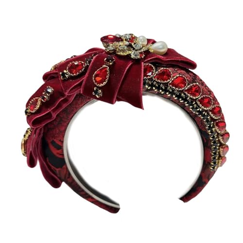 Modischer Kopfschmuck mit Schmucksteinen, festlicher Haarschmuck, vielseitig, bunte Strasssteine, für Kinder und Erwachsene, Foto-Requisiten von Shntig