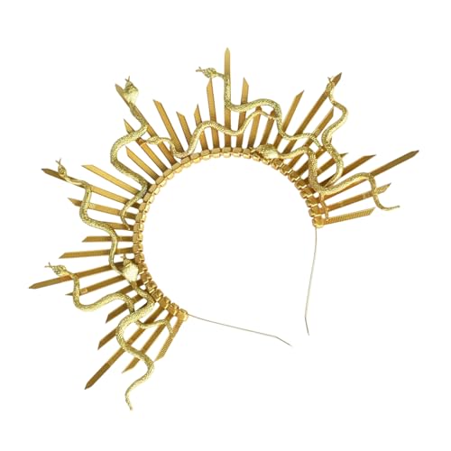 Shntig Schlangen-Haarband, Halloween, Schlangen-Stirnband, Maskeraden, Party, Dressinup-Zubehör von Shntig
