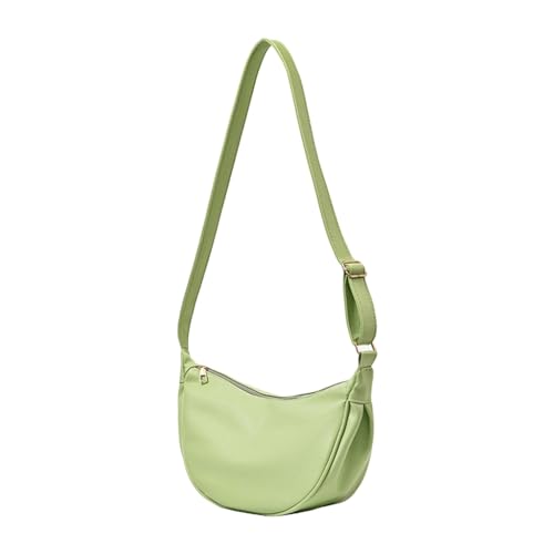 Stilvolle Damen PU Leder Umhängetasche mit großer Kapazität Casual Handtasche für den täglichen Gebrauch, lichtgrün von Shntig