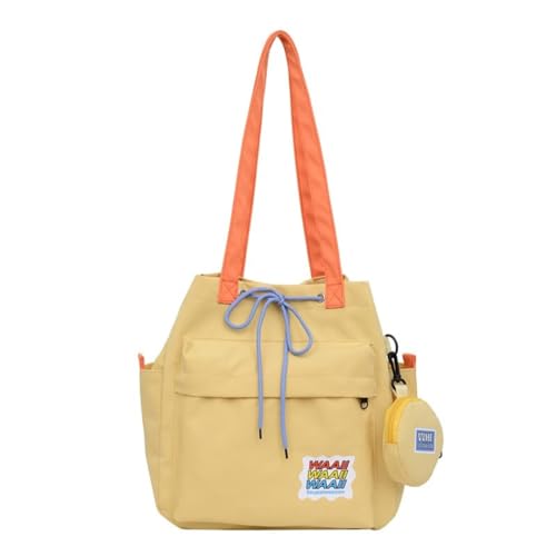 Stilvolle und praktische Unterarmtasche, lässige Schultertasche, geeignet für verschiedene Anlässe, gelb von Shntig